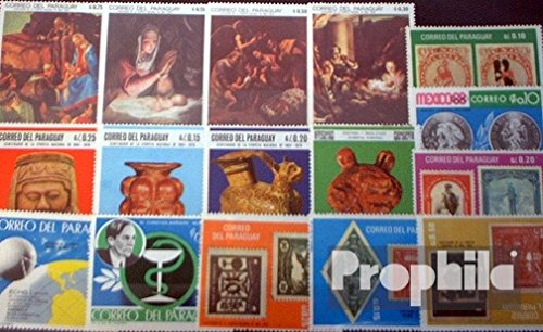 Prophila Collection Paraguay 50 various stamps (Stamps for collectors)