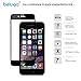 Apple iPhone 6S/6, 4.7 inch Full Screen Edge to Edge Tempered Glass Screen Protector by Beluga® [Black Edge]