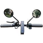 Yungeln Scooter Adjustable Rear View Glass Bicycle Mirror Reflector Rearview Mirror Compatible with Xiaomi M365/Pro 1S and other Scooter