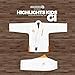 Sanabul Kids Highlights Brazilian Jiu Jitsu BJJ Gi (White, K4)
