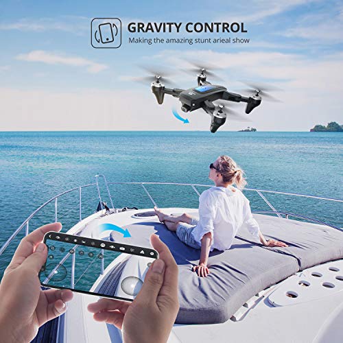 DEERC Drone with Camera for Adults and Kids 2K HD FPV Live Video, RC