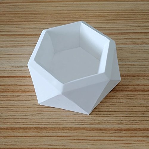 image for Jeteven Flower Pot Silicone Rubber Molds Candle Soap Bottle Mold Handm