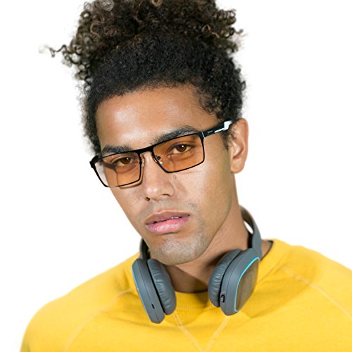 Arozzi Visione VX-800 Computer gaming glasses - Anti-glare, UV and Blue light protection, Eye strain relief, Comfortable gaming, White