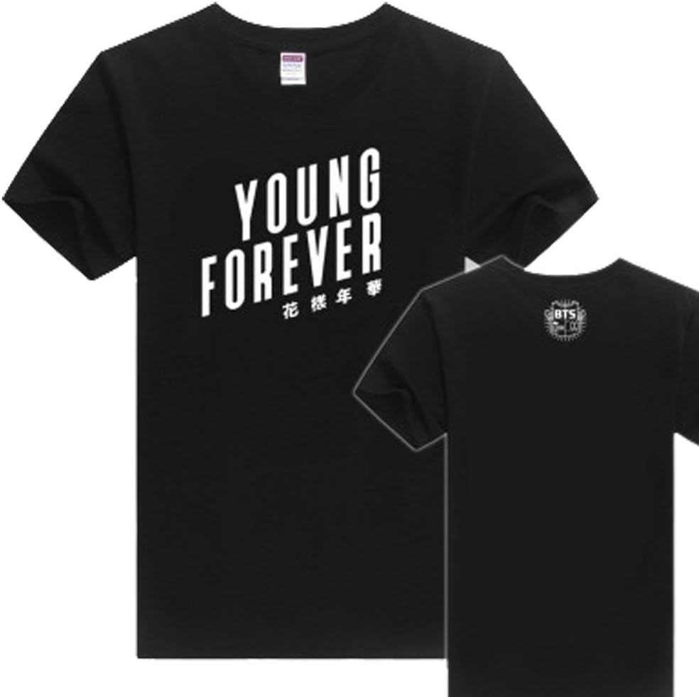 Kpop BTS Young Forever Tshirt Jimin Jung Kook J-Hope V Jin Suga Sport Tee