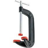 BESSEY DHCC-6, 6 In. Double Headed C-Clamp, red/black