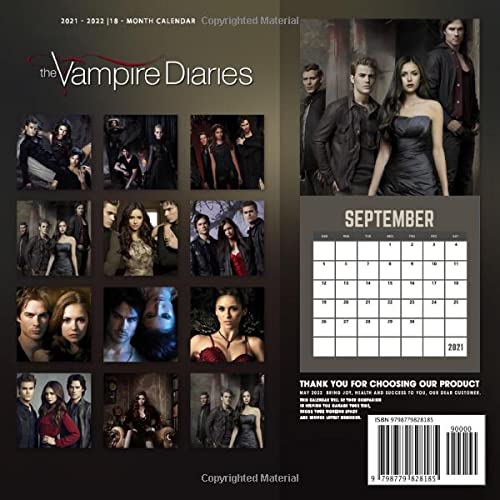 Amazon.com: The Vampire Diaries 2022 Calendar: Official The Vampire Diaries Calendar 2022 Weekly & Monthly Planner With Notes Section For Alls The Vampire Diaries Fans!-24 Months - Movie Tv Series Films Calendar: