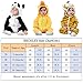 MICHLEY Unisex Baby Winter Hooded Romper Flannel Panda Style Cosplay Clothes ,100cm-(19-24months),Duck