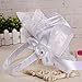 Wedding Flower Girl Basket lace Ribbon jewels Decor Sweet Romantic Basket Ivory for Elegant Wedding Ceremony by Eamall