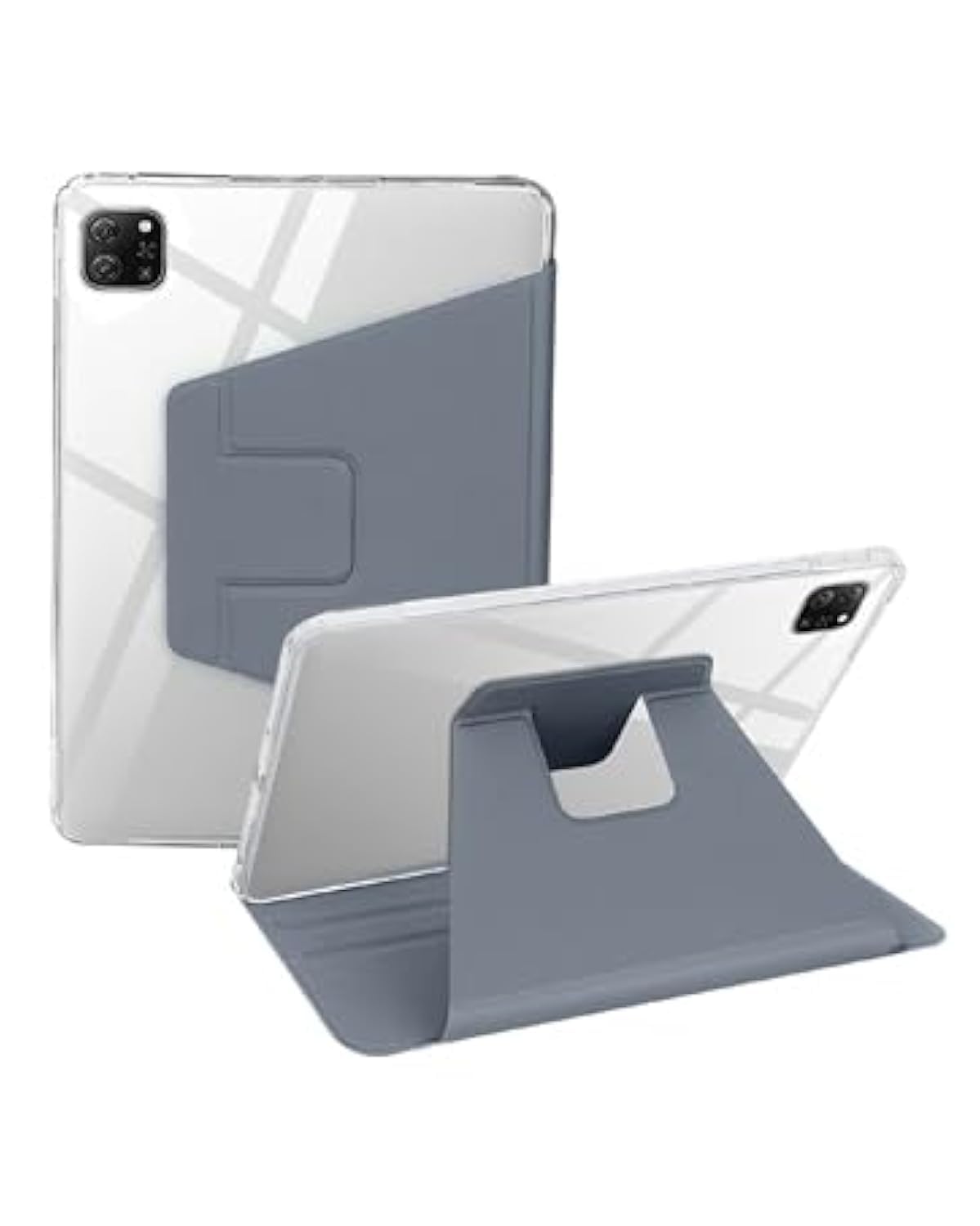 Miieadoo Case for iPad Air 5th/4th Gen Case(2022/2020)- Shockproof Cover - Smart Auto Sleep/Wake - Complimentary Four Pen Caps- Perfect for Students at Home/School-Purple