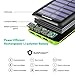 Solar Charger,KEDRON 24000mAh Portable Charger Power Bank with Dual Input Port and 3 USB Output External Battery Pack for iPhone, iPad, Samsung Galaxy, Android Phones and Other Devices(Green)