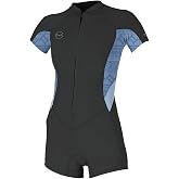 O'NEILL Womens Women's Bahia 2/1mm Full Zip Short Sleeve Spring Wetsuit