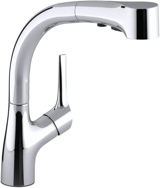Kohler 13963 Cp Elate R Sink Pull Out Spray Spout And Lever