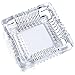 SICOHOME Ashtray,Square Tabletop Glass Ashtray Smoke Collectible Tribal Decoration-5.9