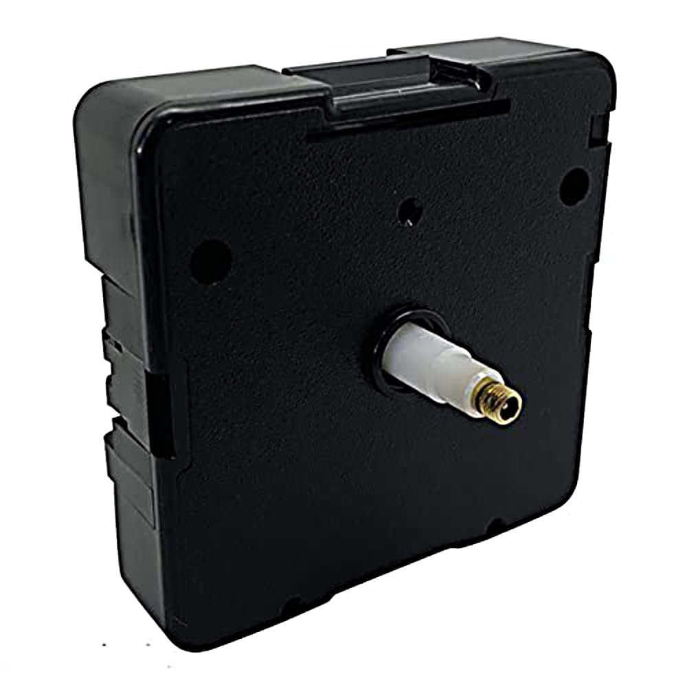 New UTS Quartz German Reverse Anti-Clockwise Backwards Barber Clock Movement Mechanism 16mm Euroshaft Battery Powered