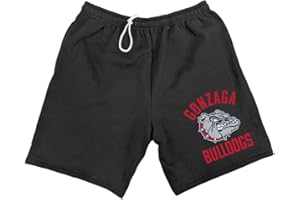 CAMPUS LAB Official Collegiate NCAA Sweat Shorts Men's Apparel Arched Text Black Collection
