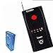AGPtek CC308 Anti-Spy Signal Bug RF Detector Hidden Camera Laser Lens GSM Device Finder - Mute Vibration + Beep + LED indicator , Earphone and Charger included