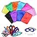 Kids Superhero Capes and Masks Dress Up Costume for Girls Boys Superhero Birthday Party Favors,10 Bulk Pack