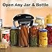 Automatic Jar Bottle Opener, Best Kitchen Tool For Women, Chef, Elderly and Arthritis Sufferers - Open any Jar or Bottle