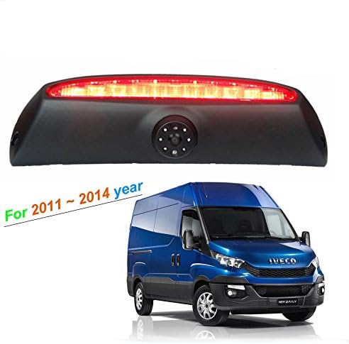 Car Brake Light Reverse camera for Fiat Iveco Daily 2011-2014 4Gen (without brake light) with 6pcs IR Led light Kesafe