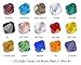 LK-CRAFTS Wholesale Lot 750pcs Bicone (Similar Cut #5328/5301) 6mm Crystal Beads 15 Colors with Storage Box #1