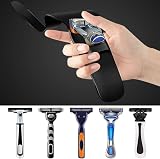 PREMJCROY 2Pcs Silicone Razor Case Black Waterproof Travel Shaver Protector view 5