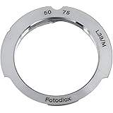 Fotodiox Lens Mount Adapter, M39 (39mm x1, Thread Leica Screw Mount) Lens to Leica M Adapter with 50mm/75mm Frame Line, fits 