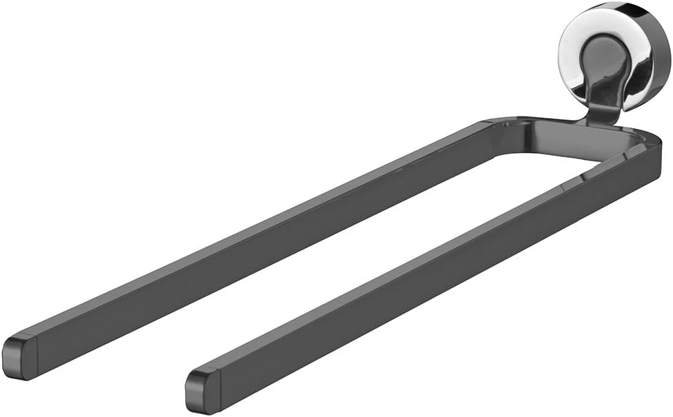 Bisk 05330 Ventura Toallero de Dos Brazos, 9 x 6.6 x 43.3 cm ...