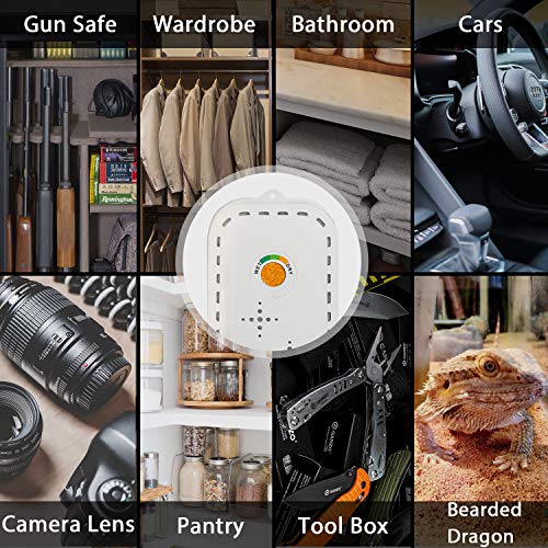 Gun Safe Dehumidifier Renewable Mini Dehumidifiers for Bathroom, Closet
