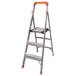 Platform Stepladder, 4 ft, Fbrglss