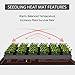 VIVOHOME 20W Waterproof Seedling Heat Mats for Seed Starting Propagation and Increase Germination Success 10 inch x 20.75 inch Pack of 2