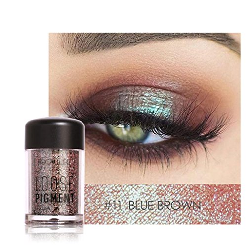 Fabal Focallure 12 Colors Eye Shadow Makeup Pearl Metallic Eyeshadow Palette (K)