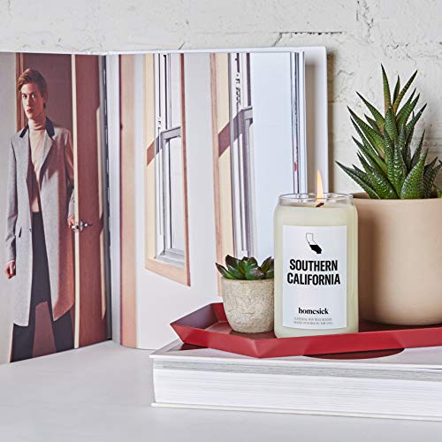 Homesick Premium Scented Candle, Southern California Scents of Orange