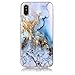 For iPhone X Case,HP95(TM) Fashion Marble Pattern TPU Phone Cases For Apple iPhone X/iPhone X Edition/iPhone 10 (B)