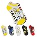 Sonic The Hedgehog Boys No Show Video Game Socks (5 Pack), Sock Size: 6-8.5, Sonic Rings
