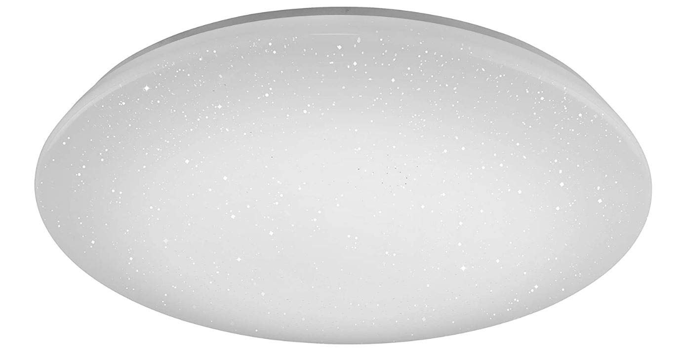 Trio Leuchten WiZ Nalida 656090100 LED Ceiling Light 40 Watt RGBW LED with 16 Million Colours + 64,000 White Tones + 18 Light Scenes Control via App + Voice Control + Remote Control + Wall Switch