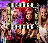YAAVAAW Black Gold Inflatable Selfie Frame Giant Photo Booth Prop 40th Birthday view 7