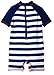 Wippette Boys Stripe 1PC, Crab Navy, 18 Months