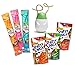 Purina Friskies Cat Treats, Pull 'n Play Toy and Treat Variety Pack - 7 Total Items (1 Wobbert Wobble Toy, 3 Friskies Party Mix Crunch Treat Flavors, & 3 Pull 'n Play Snack Tender String Snack Flavors)