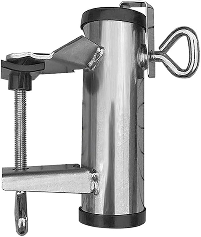 Table Balcony Umbrella Holder Clamp, Heavy Duty Patio Umbrella Holder
