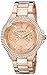 Akribos XXIV Women's AK789RG Multifunction Swiss Quartz Movement Watch with Rose Gold Dial and Bracelet