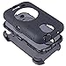 S4 Case,Galaxy S4 Case,Military Shockproof Protective Case and Holster for Galaxy S4 Dual layer Case with 360 Degrees Swivel Ring Kickstand (Black)