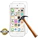 iPod Touch 6 Screen Protector, SOOYO(TM) Premium Tempered Glass Screen Protector (2.5D Round Edge/99% Clarity/Shatter-Proof/Bubble Free) for iPod Touch 6 & iPod touch 5 [Lifetime Warranty]-[1Pack]