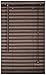 Achim Home Furnishings Luna 2-Inch Vinyl Blind, 29 by 64-Inch, Mahogany