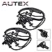 AUTEX 2PCS ABS Wheel Speed Sensor Front Left & Right Speed Sensor 5S6024 ALS197 F81Z2C204BA F81Z2C204BB