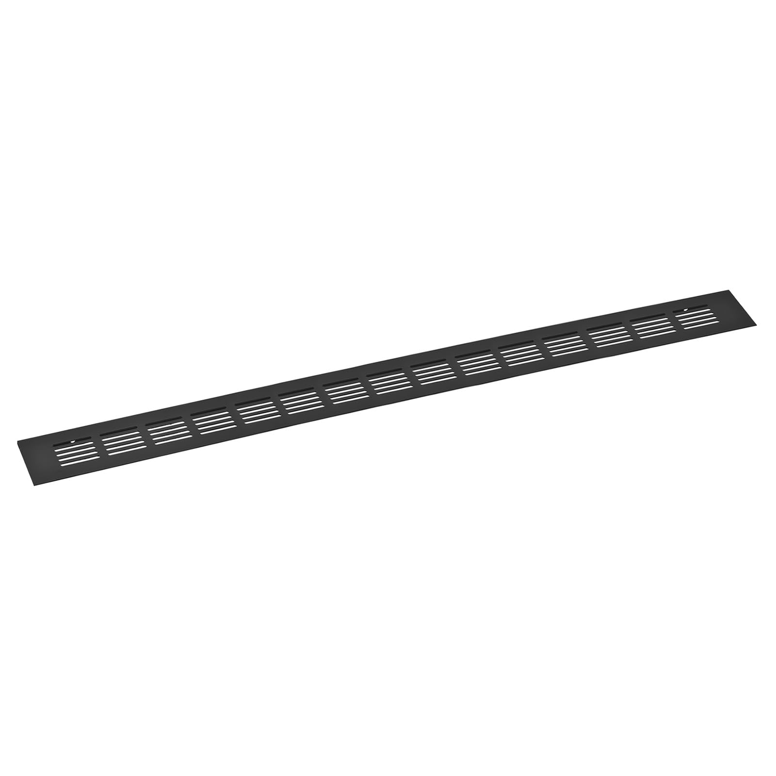 uxcell 1pcs Rectangle Ventilation Grille Aluminum Alloy Mesh Air Vent Cover Louvered Ventilation Cover for Cabinet Wardrobe Shoe Cabinet Closet, 600x50mm / 23.62"x1.97"