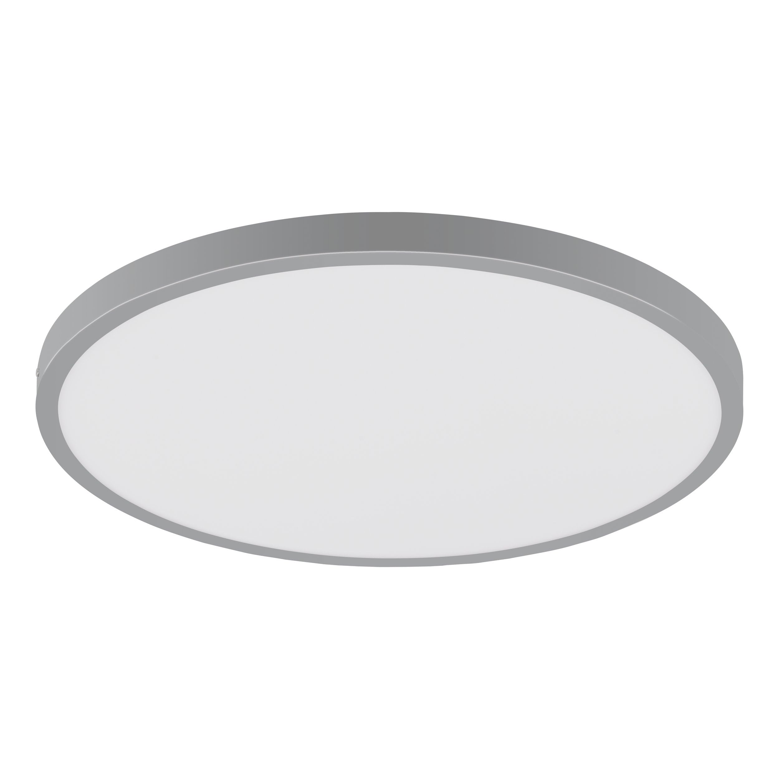 EGLO Fueva 1 LED Ceiling Light 1-Bulb Material: Aluminium/Plastic Colour: Silver, White, Diameter: 40 cm, Neutral White
