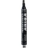 Krink K-70 Black Permanent Marker, Double-Sided Tip, Handmade in USA