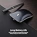 Wireless Mouse, YJan 2.4G Ergonomic Wireless Portable Silent Optical Mice with USB Nano Receiver for Laptop PC Computer Chromebook and Notebook-Blackthumb 1