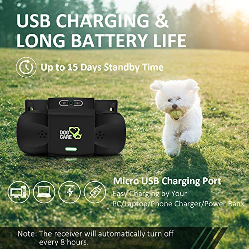 DOG CARE Training Collar 3 Training Modes Dog Shock Collar with Beep