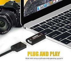 HDMI Video Capture Card, 4K HDMI to USB Capture